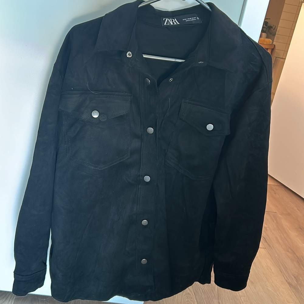 Zara Suede Overshirt